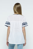 RAJ ALANA EMBROIDERED TOP - WHITE - quetzals