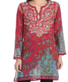 Raj Hand Embroidered Tunic - Rajimports - Women's Clothing