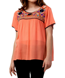 RAJ CYNTHIA EMBROIDERED TOP - Rajimports - Women's Clothing