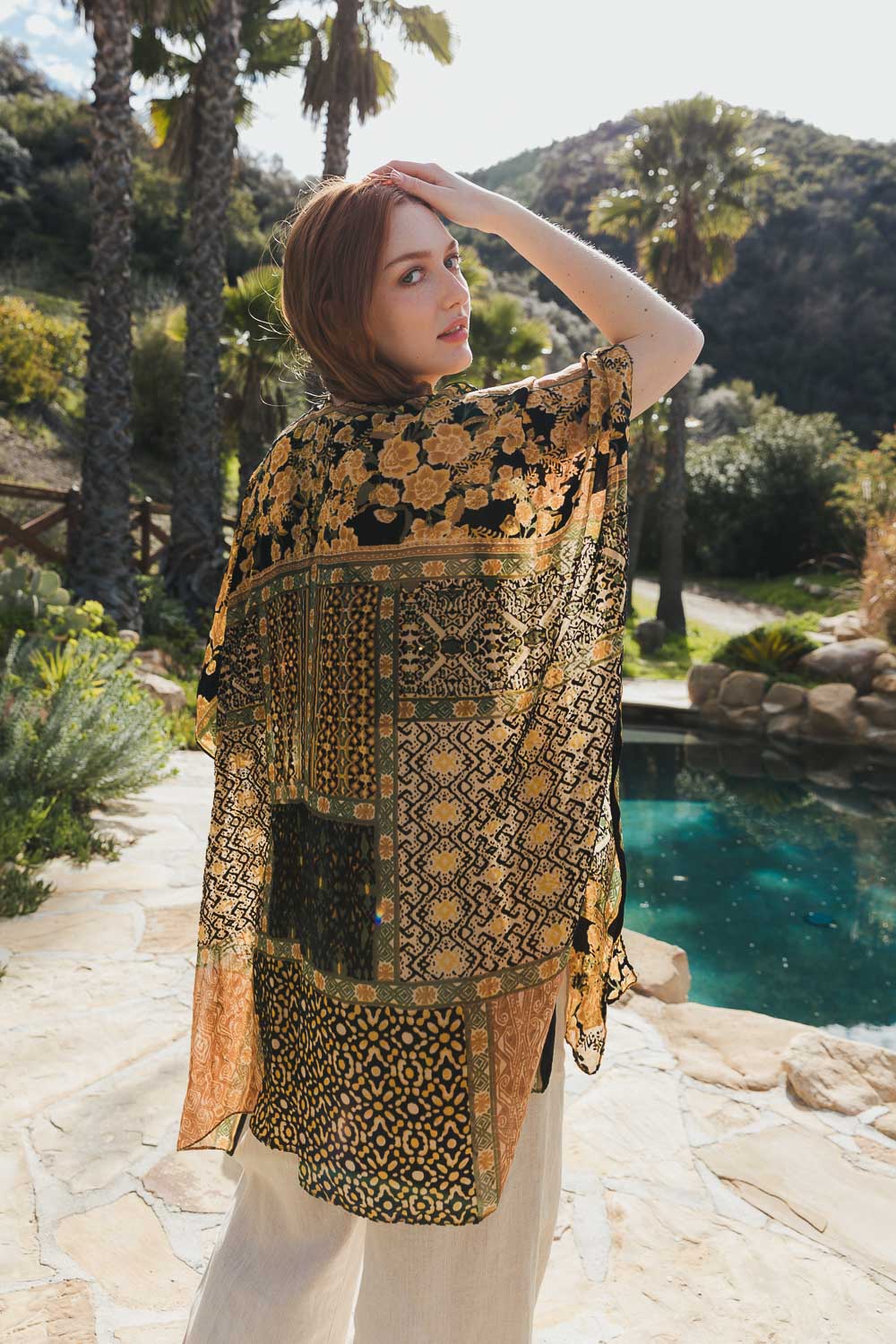 Copy of Bohemian Burnout Velvet Kimono