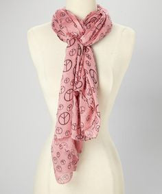 Raj Scarf Peace Sign - Rajimports - Women's Clothing