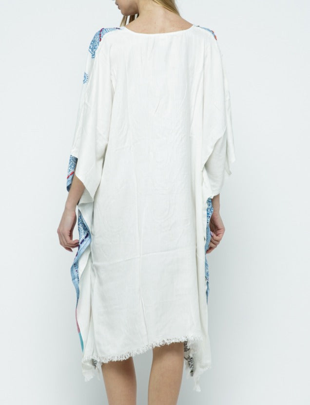 Raj Woven Stitch Kaftan - Rajimports - Women's Clothing