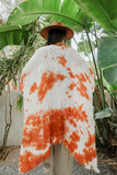 Festive Tie-Dye Kimono