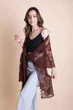 Floral Mandala Mesh Kimono Ponchos