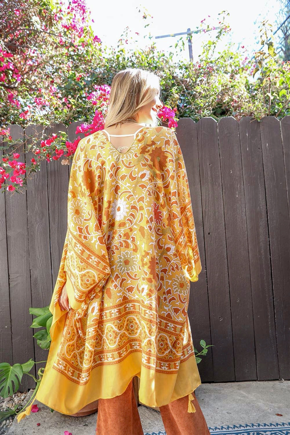 Moroccan Inspired Tapestry Kimono