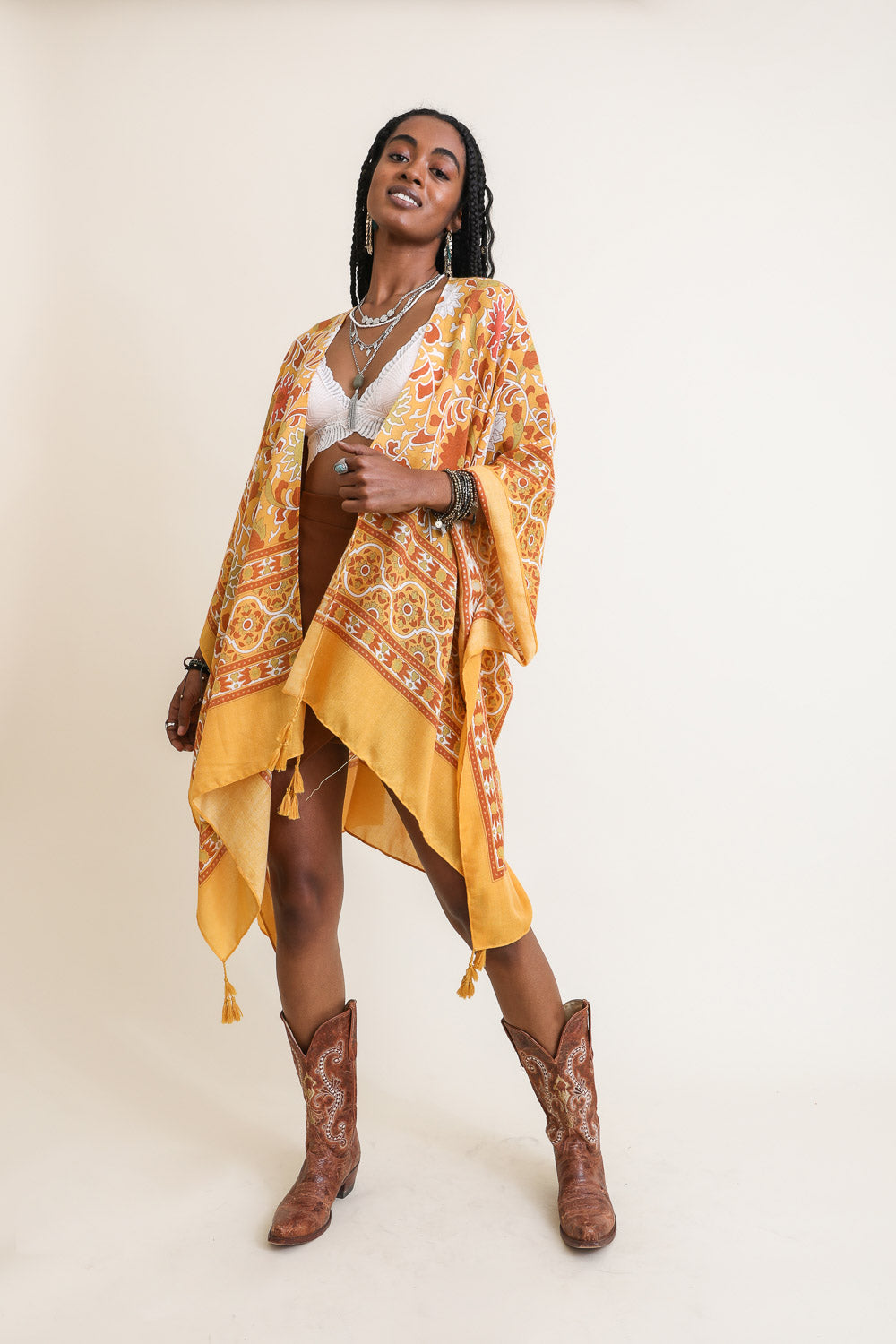 Moroccan Touch Tapestry Kimono