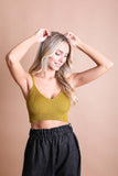 Rib Knit Lounge Brami Bralette