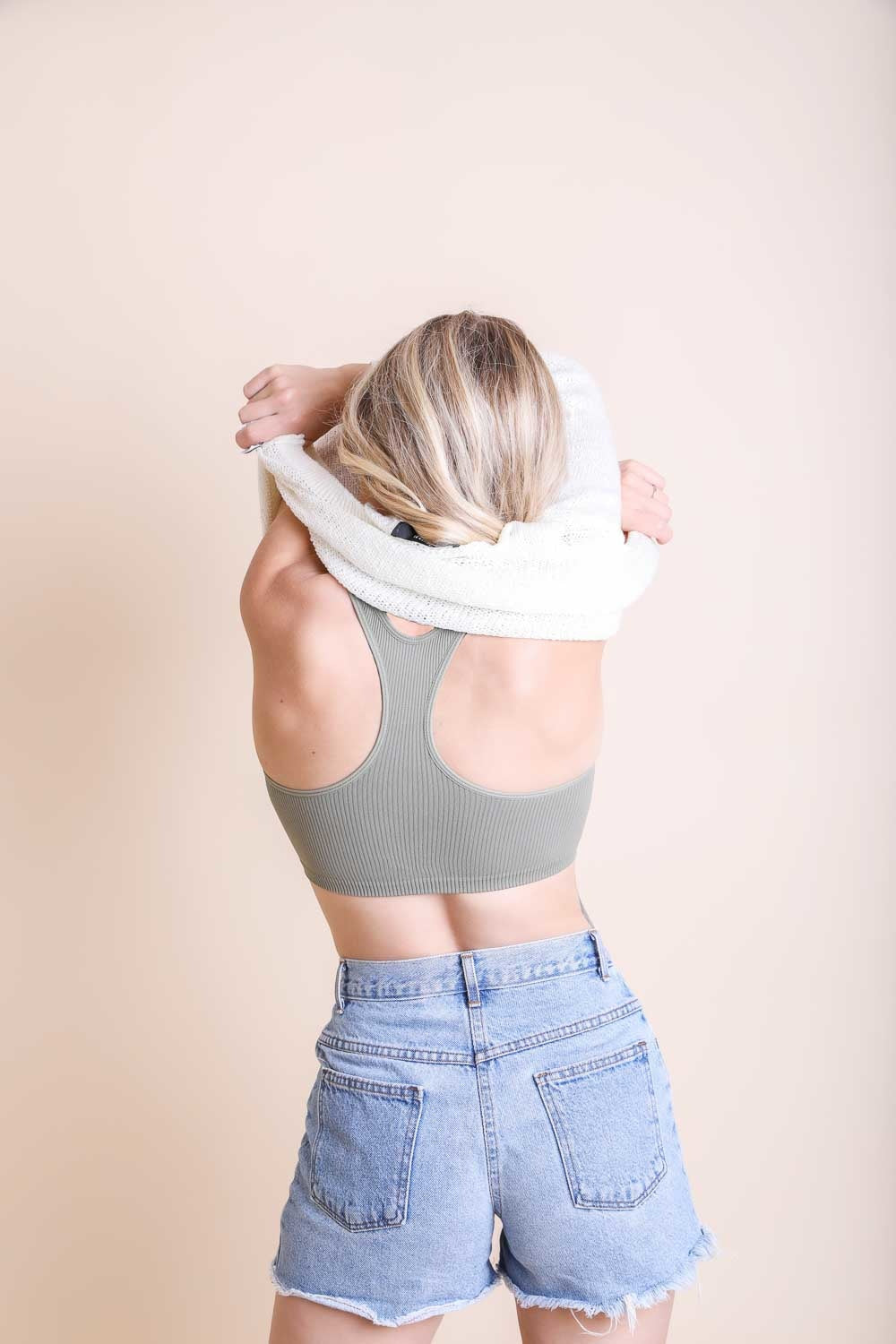 Ribbed Racerback Bralette