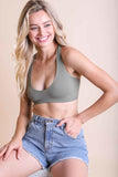 Ribbed Racerback Bralette XS/S / Sage