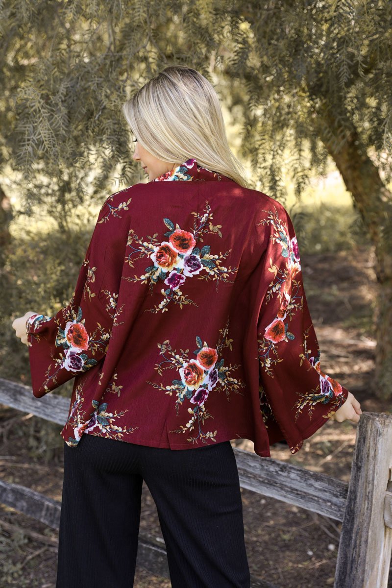 Rose Kimono Blazer