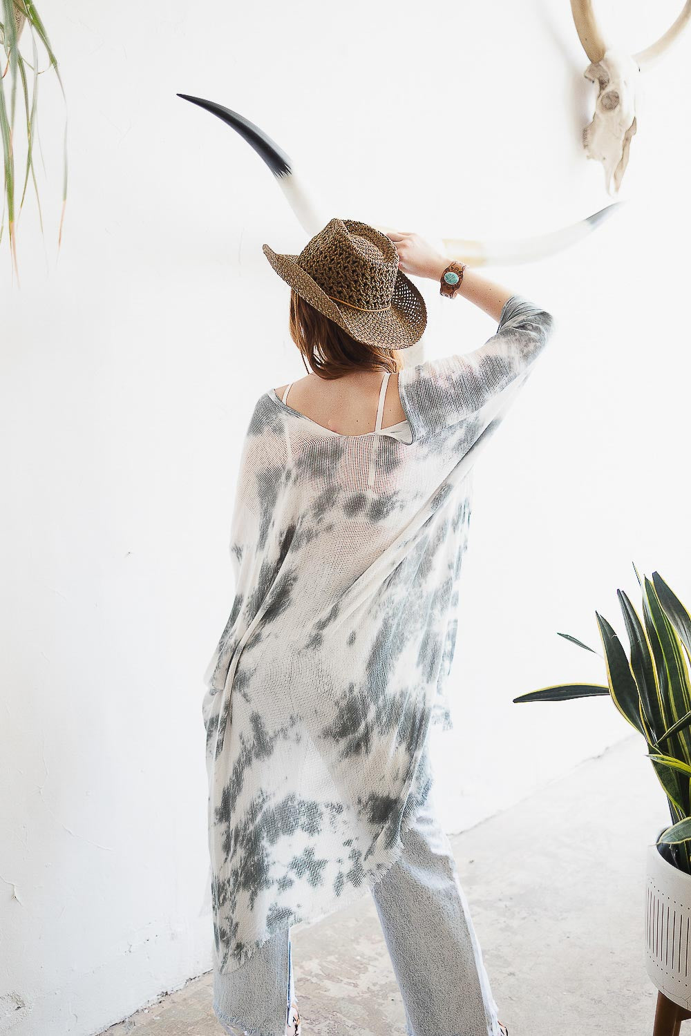 Summer Tie-Dye Kimono