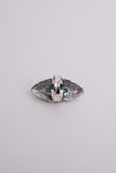 Turquoise Marquise Cut Silver Ring Jewelry