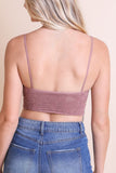 V-Cut Textured Brami Bralette